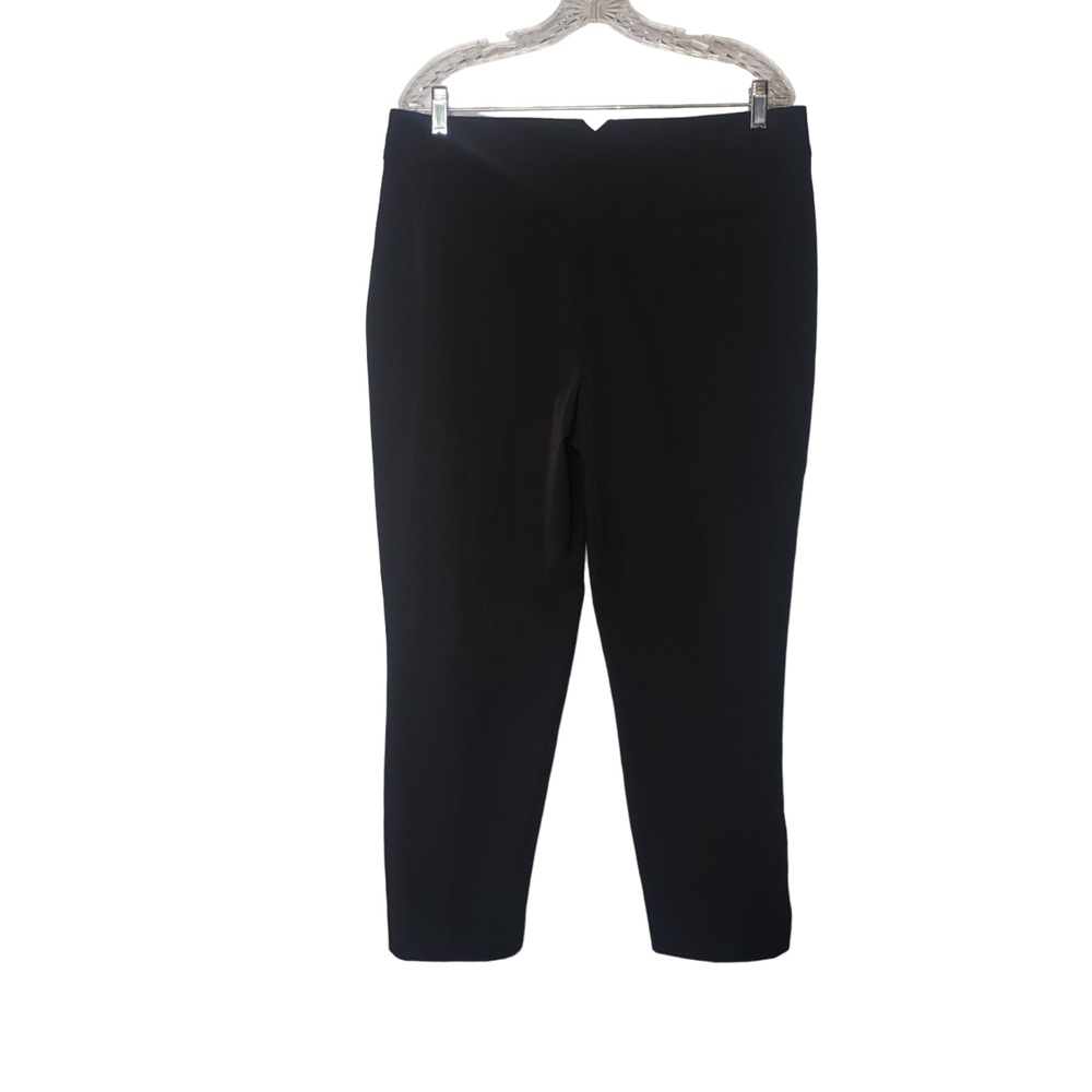 WORTHINGTON Cropped Black Slacks Trousers Pants Size 14